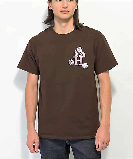 38163-huf-x-freddie-gibbs-lucky-bones-brown-t-shirt-2.webp HUF x Freddie Gibbs Lucky Bones Brown T-Shirt