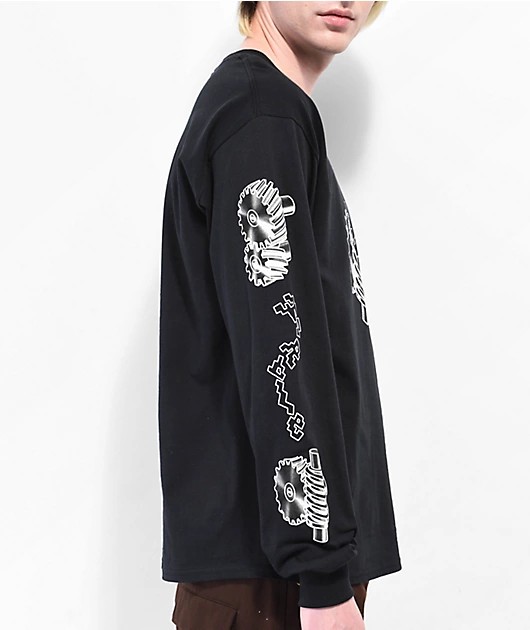 38502-worble-grind-my-gears-black-long-sleeve-t-shirt-2.webp WORBLE Grind My Gears Black Long Sleeve T-Shirt