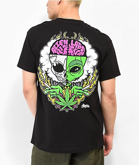 38574-alien-labs-brain-cloud-black-t-shirt-1.webp Alien Labs Brain Cloud Black T-Shirt