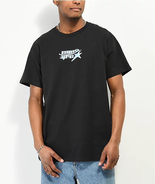 Empyre Y2K Star Black T-Shirt