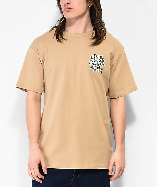 39112-reel-happy-co.-masu-sand-t-shirt-2.webp Reel Happy Co. Masu Sand T-Shirt