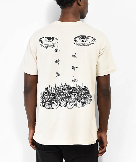 39343-hoodlum-by-darby-allin-tac-eyes-natural-t-shirt-1.webp Hoodlum by Darby Allin Tac Eyes Natural T-Shirt