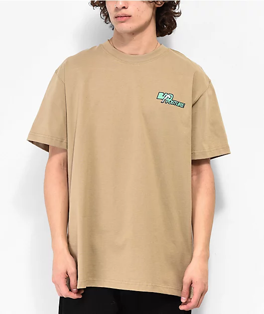39380-bad-posture-artificial-love-tan-t-shirt-2.webp Bad Posture Artificial Love Tan T-Shirt