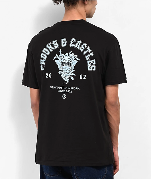39427-crooks-castles-varsity-team-black-t-shirt-1.webp Crooks & Castles Varsity Team Black T-Shirt