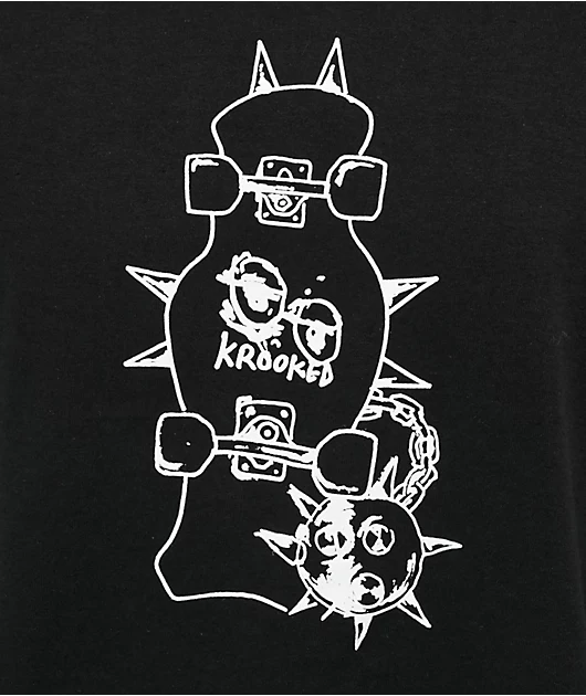 39500-krooked-mace-black-t-shirt-2.webp Krooked Mace Black T-Shirt