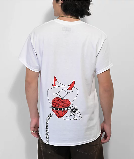 There Chain White T-Shirt