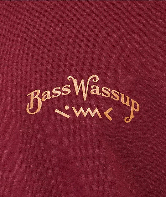 39735-basswassup-gift-burgundy-t-shirt-2.webp Basswassup Gift Burgundy T-Shirt