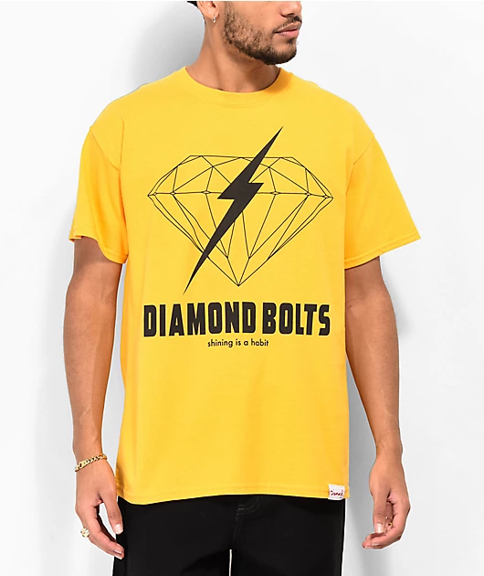 39971-diamond-supply-co.-bolt-gold-t-shirt-1.webp Diamond Supply Co. Bolt Gold T-Shirt