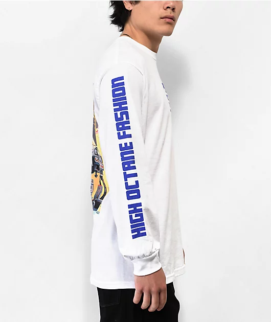 40041-speed-kills-high-octane-white-long-sleeve-t-shirt-4.webp Speed Kills High Octane White Long Sleeve T-Shirt