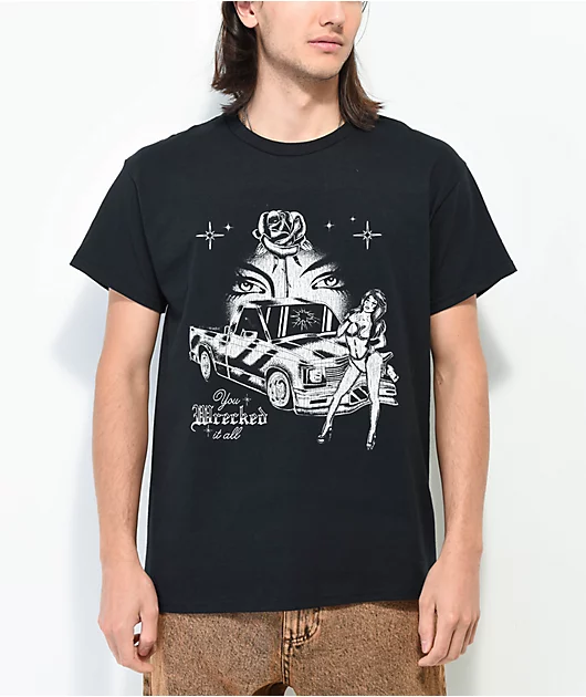 40697-samborghini-you-wrecked-it-all-black-t-shirt-1.webp Samborghini You Wrecked It All Black T-Shirt