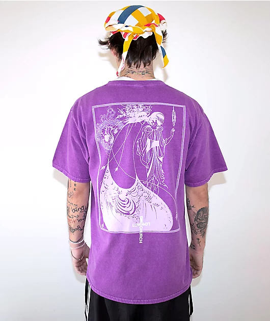 40841-low-church-by-jxdn-peacock-plum-wash-t-shirt-1.webp Low Church by Jxdn Peacock Plum Wash T-Shirt