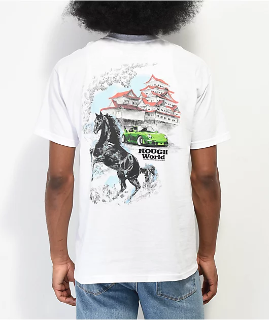 40858-rough-world-fast-white-t-shirt-1.webp Rough World Fast White T-Shirt