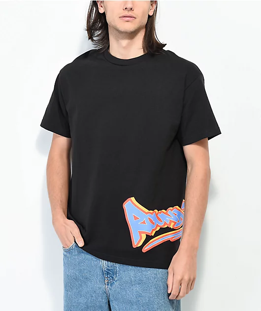 Round Two Script Black T-Shirt
