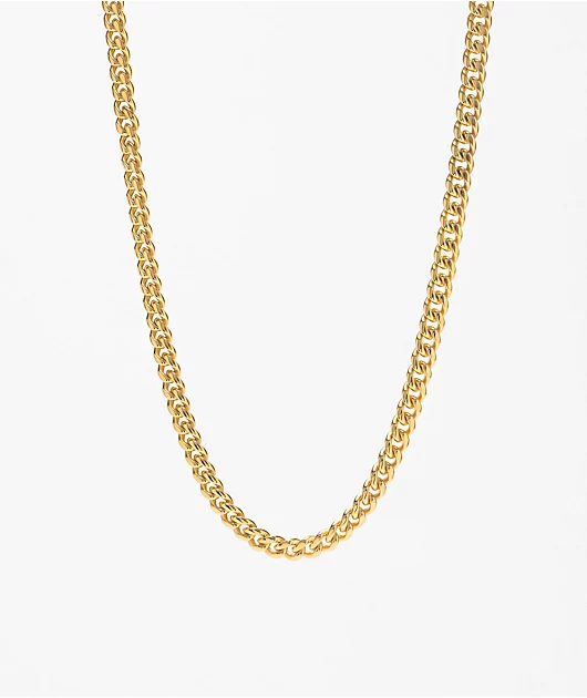 The Gold Gods 6mm Gold Miami Cuban Chain Necklace