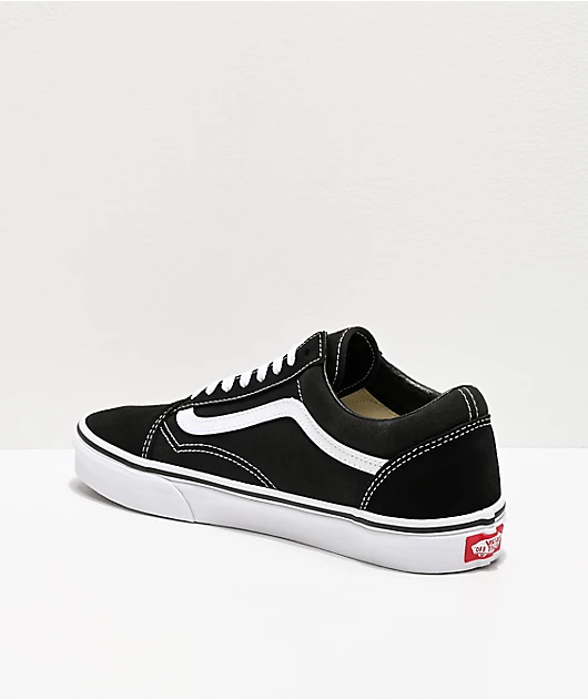 Vans Old Skool Black & White Skate Shoes
