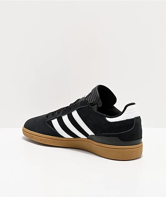 adidas Busenitz Black, White, & Gum Skate Shoes