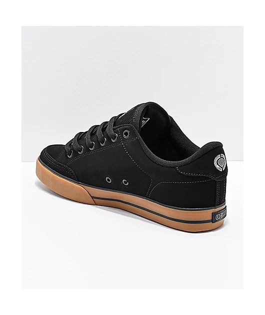 C1RCA Lopez 50 Black & Gum Skate Shoes