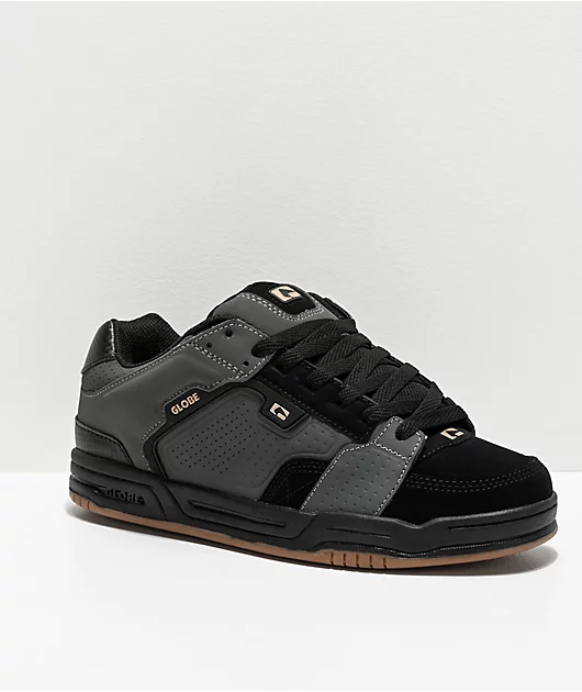 Globe Scribe Black, Dark Shadow & Gum Skate Shoes