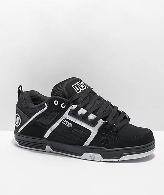 42047-dvs-comanche-black-white-skate-shoes-1.webp DVS Comanche Black & White Skate Shoes