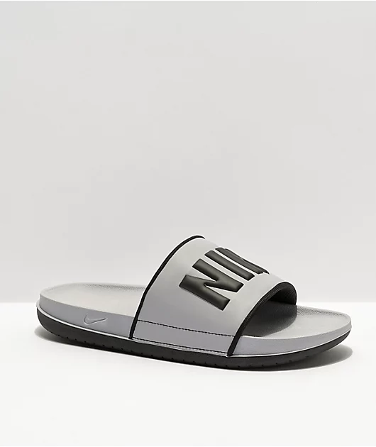 42085-nike-offcourt-grey-black-slide-sandals-1.webp Nike Offcourt Grey & Black Slide Sandals