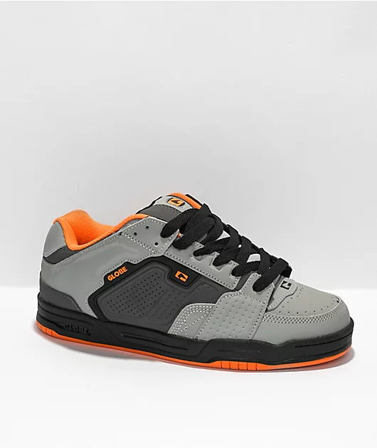 Globe Scribe Black, Grey, & Orange Skate Shoes