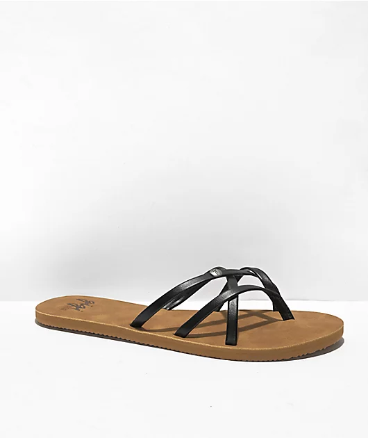 Gigi Sandals Supernova Black & Tan Sandals