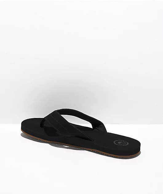 Cords Grains Black Sandals