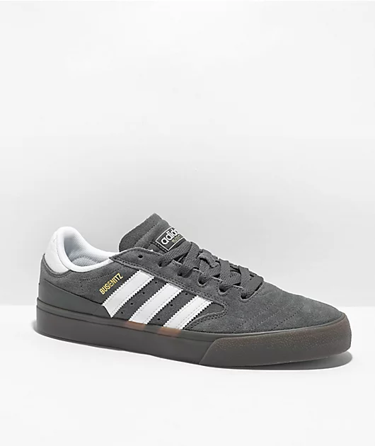 adidas Busenitz Vulc II Dark Grey & Gum Shoes