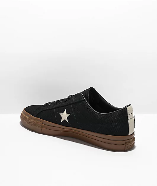 42539-converse-one-star-pro-black-gum-cordura-skate-shoes-2.webp Converse One Star Pro Black & Gum Cordura Skate Shoes