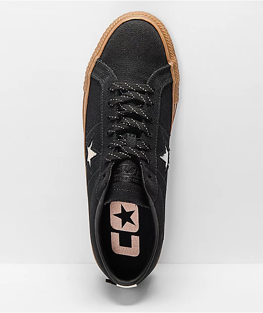 42539-converse-one-star-pro-black-gum-cordura-skate-shoes-3.webp Converse One Star Pro Black & Gum Cordura Skate Shoes