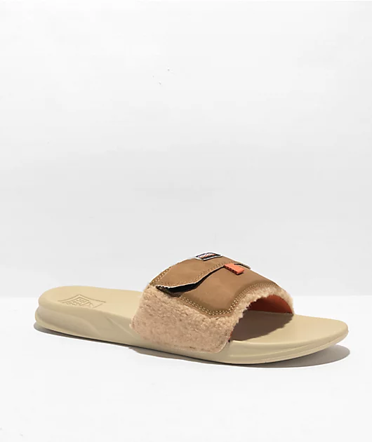 42579-reef-jacket-stash-tan-slide-sandals-1.webp Reef Jacket Stash Tan Slide Sandals