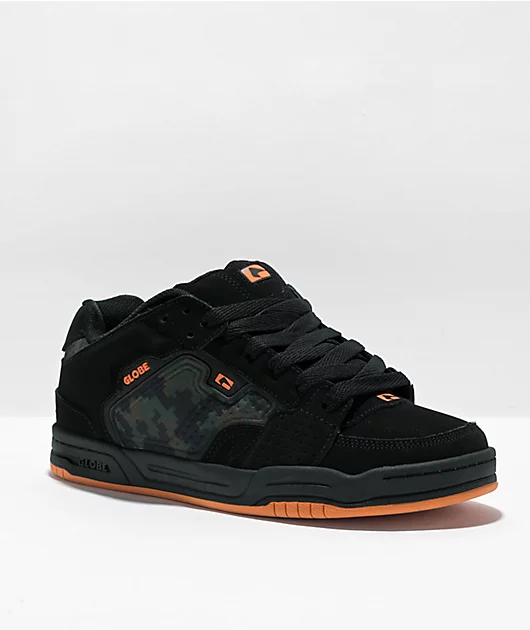 Globe Scribe Black & Camo Skate Shoes