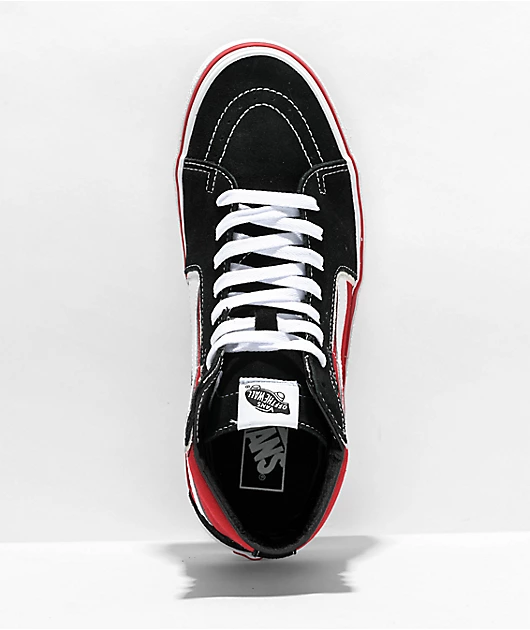 42621-vans-sk8-hi-bolt-black-red-skate-shoes-3.webp Vans Sk8-Hi Bolt Black & Red Skate Shoes