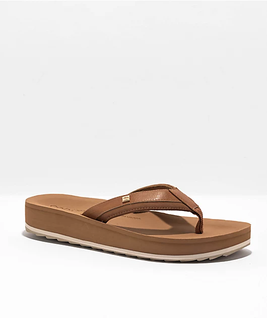 Cobian Reya Rise Tan Sandals