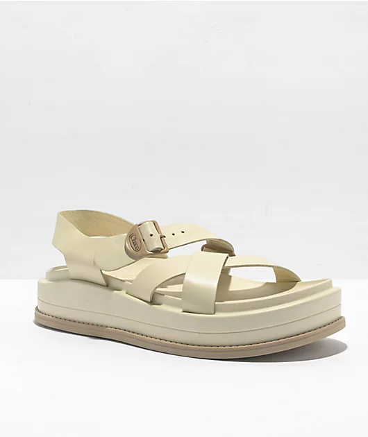 Chaco Townes Mid Form Angora Platform Sandals