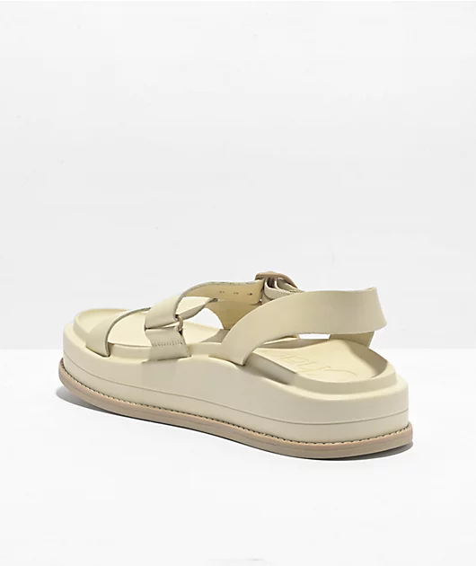 Chaco Townes Mid Form Angora Platform Sandals