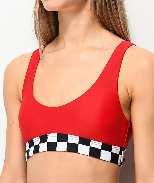 43538-damsel-tana-checkered-red-bikini-top-4.webp Damsel Tana Checkered Red Bikini Top