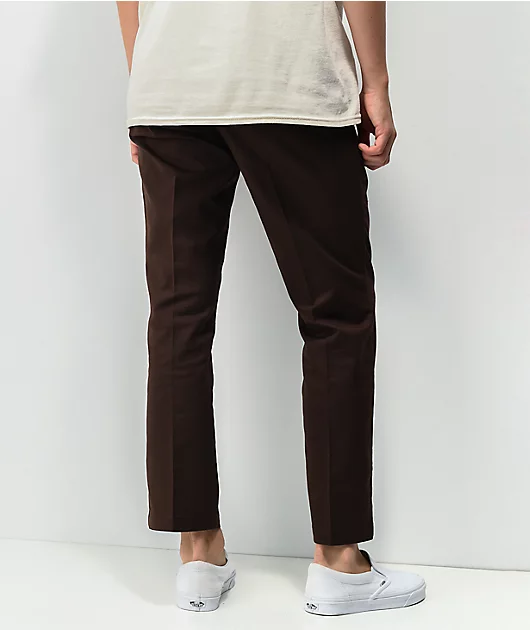 Dickies Skate Slim Chocolate Chino Pants