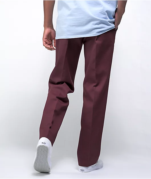 Dickies '67 Skate Straight Maroon Work Pants