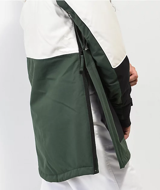 44081-coal-keele-green-white-15k-anorak-snowboard-jacket-6.webp Coal Keele Green & White 15K Anorak Snowboard Jacket