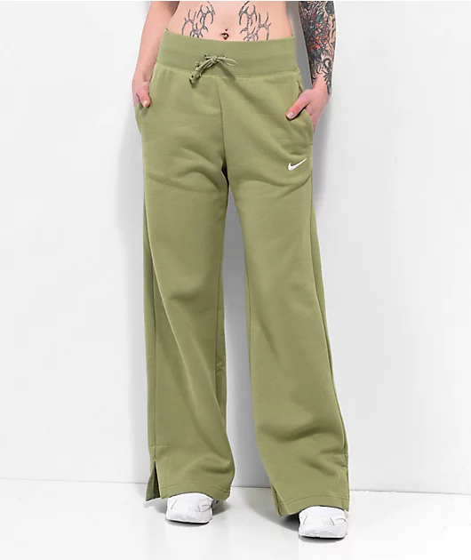 44337-nike-sportswear-phoenix-fleece-green-high-waisted-wide-leg-sweatpants-1.webp Nike Sportswear Phoenix Fleece Green High Waisted Wide Leg Sweatpants