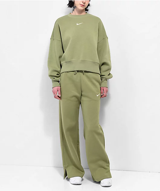 44337-nike-sportswear-phoenix-fleece-green-high-waisted-wide-leg-sweatpants-6.webp Nike Sportswear Phoenix Fleece Green High Waisted Wide Leg Sweatpants