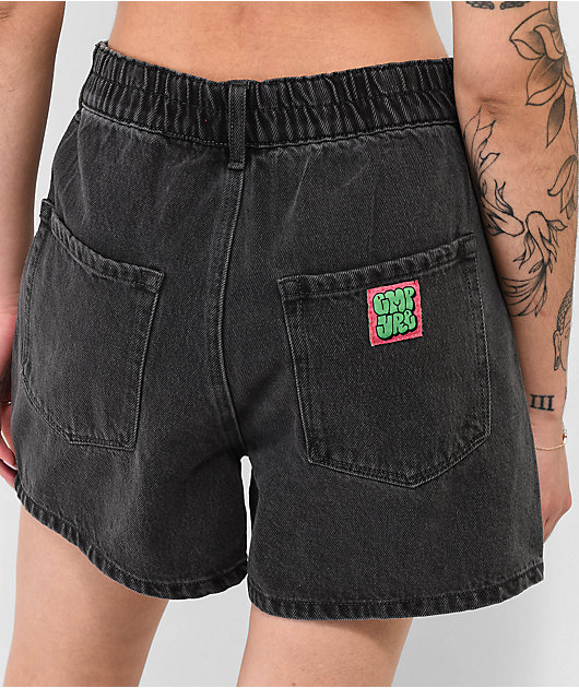 44405-empyre-tori-black-pleated-denim-skate-shorts-3.jpg Empyre Tori Black Pleated Denim Skate Shorts