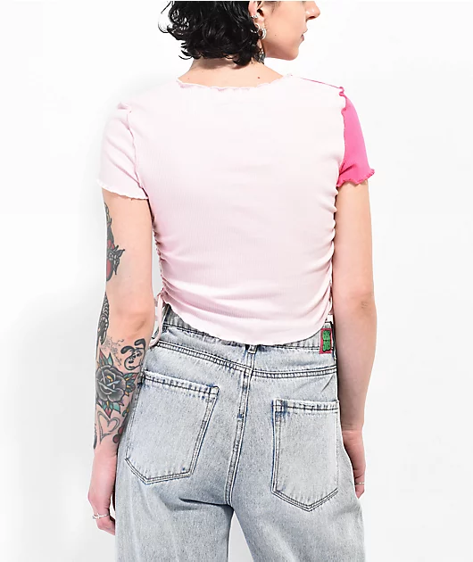 44714-broken-promises-x-happy-bunny-reaper-colorblock-crop-top-2.webp Broken Promises x Happy Bunny Reaper Colorblock Crop Top