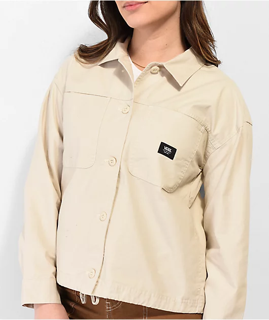 44796-vans-ground-work-oatmeal-shacket-3.webp Vans Ground Work Oatmeal Shacket