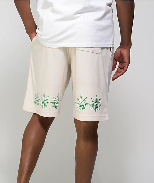 4513-huf-420-green-buddy-cream-sweat-shorts-3.webp HUF 420 Green Buddy Cream Sweat Shorts