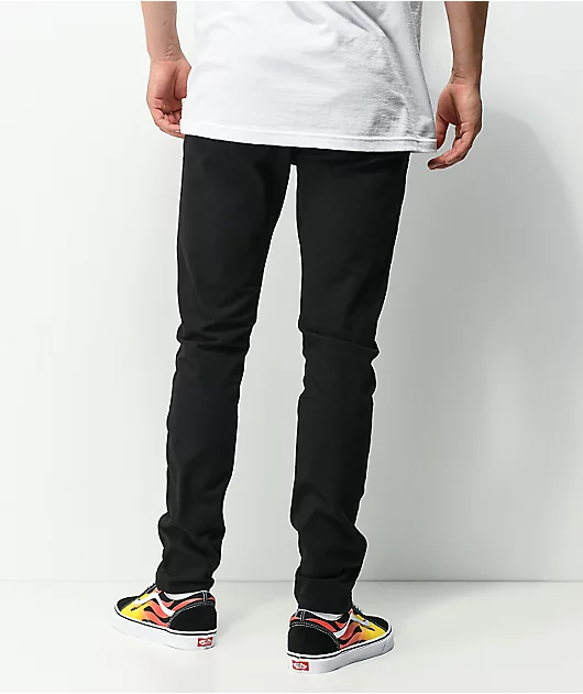 Empyre Verge Tapered Black Skinny Jeans