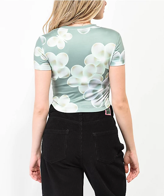 45351-petals-by-petals-and-peacocks-butterfly-garden-green-crop-t-shirt-2.webp Petals by Petals And Peacocks Butterfly Garden Green Crop T-Shirt