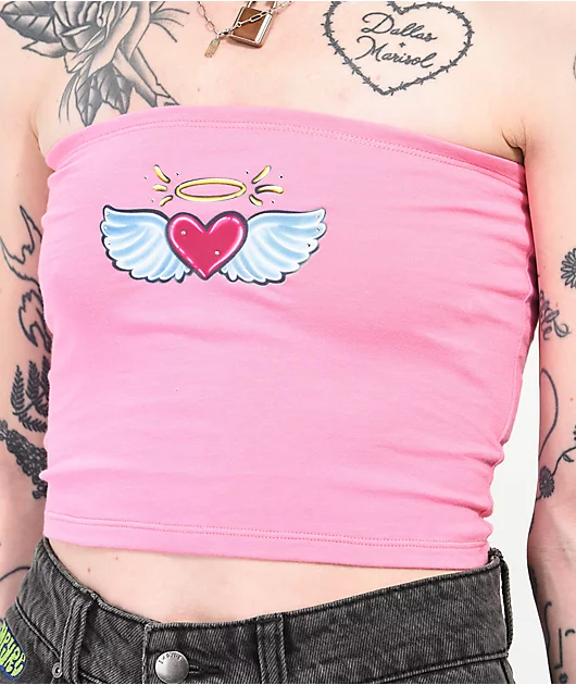 45434-a.lab-rayne-angel-heart-pink-tube-top-3.webp A.LAB Rayne Angel Heart Pink Tube Top