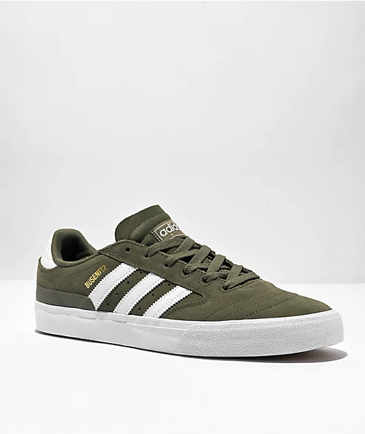 45517-adidas-busenitz-vulc-ii-olive-white-shoes-1.webp adidas Busenitz Vulc II Olive & White Shoes